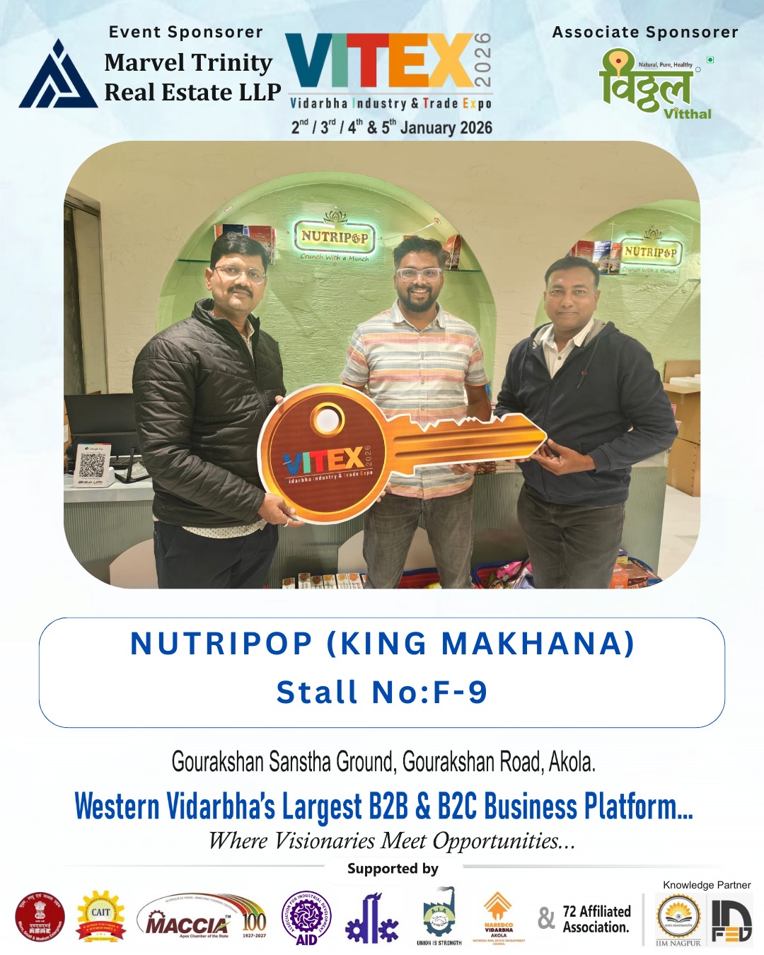 NUTRIPOP KING MAKHANA - VITEX 2026