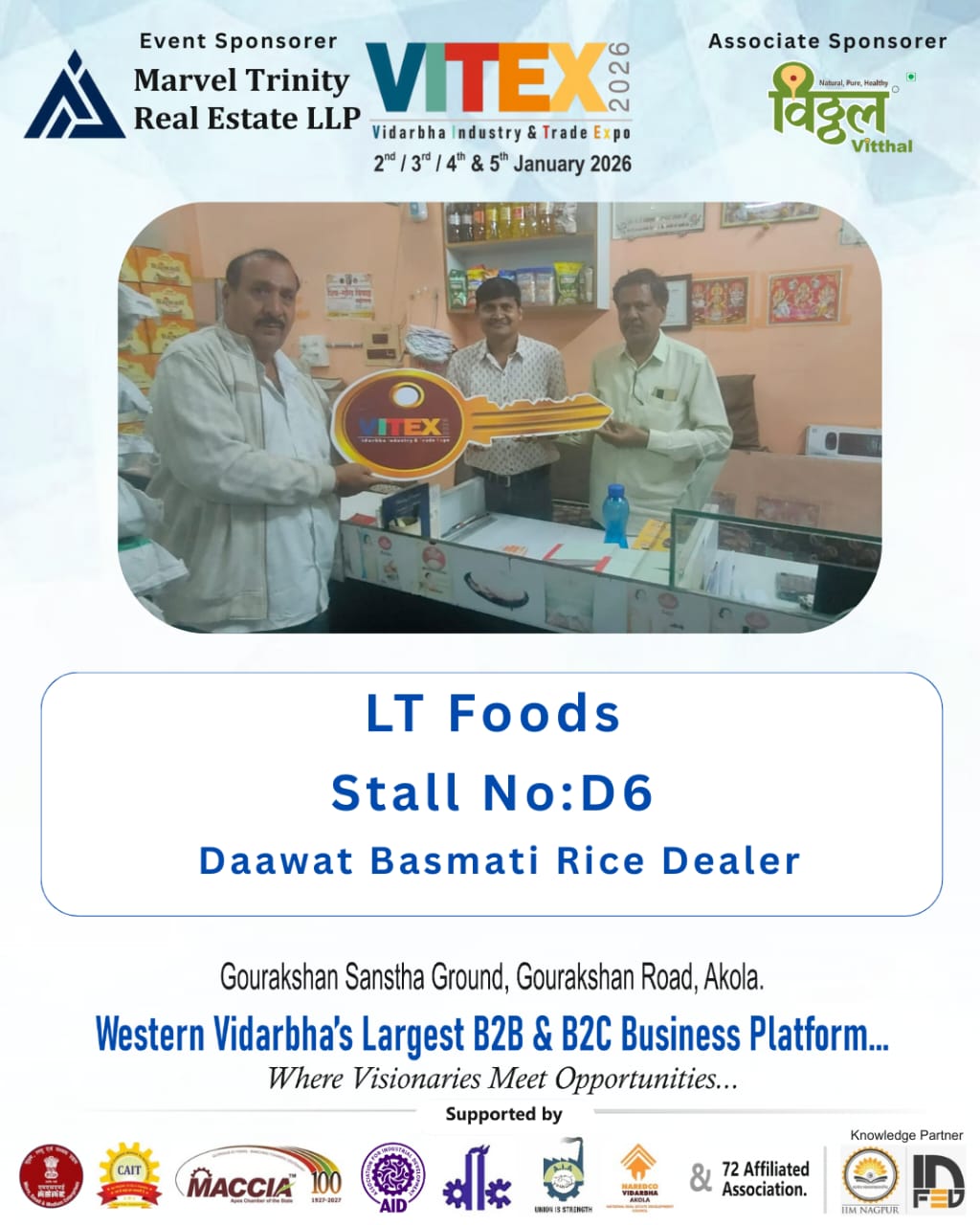 L T FOODS - VITEX 2026