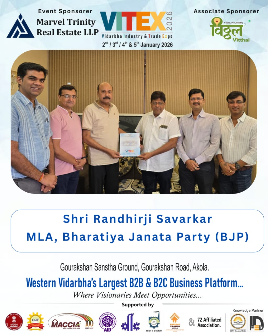 SHRI RANDHIRJI SAVARKAR - VITEX 2026