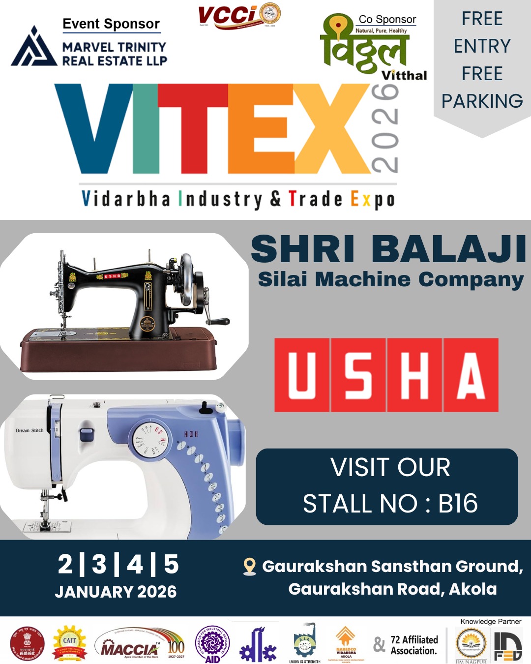 SHRI BALAJI SILAI MACHINE COMPANY - VITEX 2026