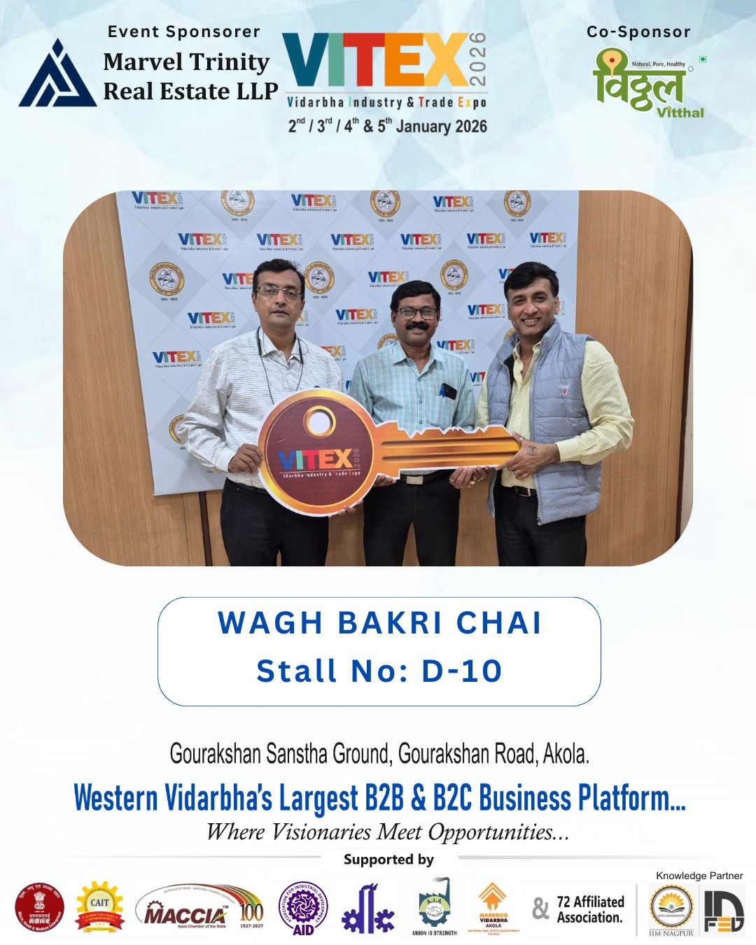 WAGH  BAKRI CHAI - VITEX 2026
