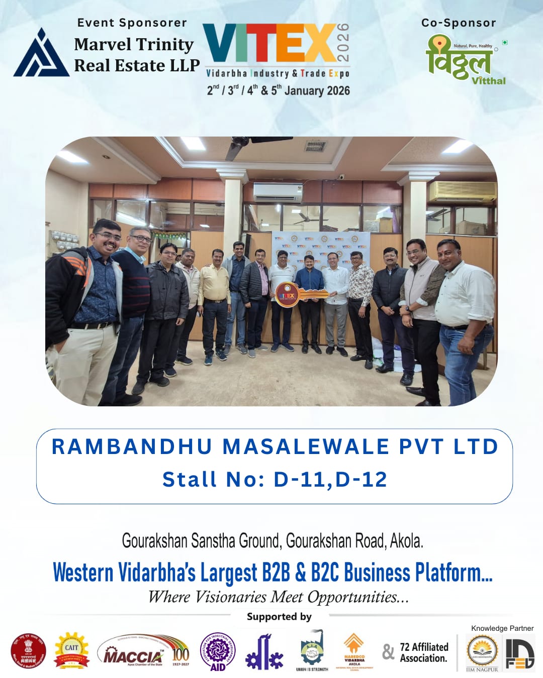 RAMBANDHU MASALEWALE PVT LTD - VITEX 2026
