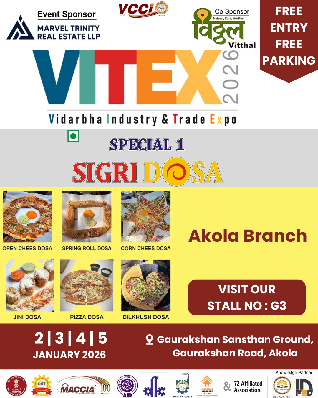 SIGRI DOSA - VITEX 2026