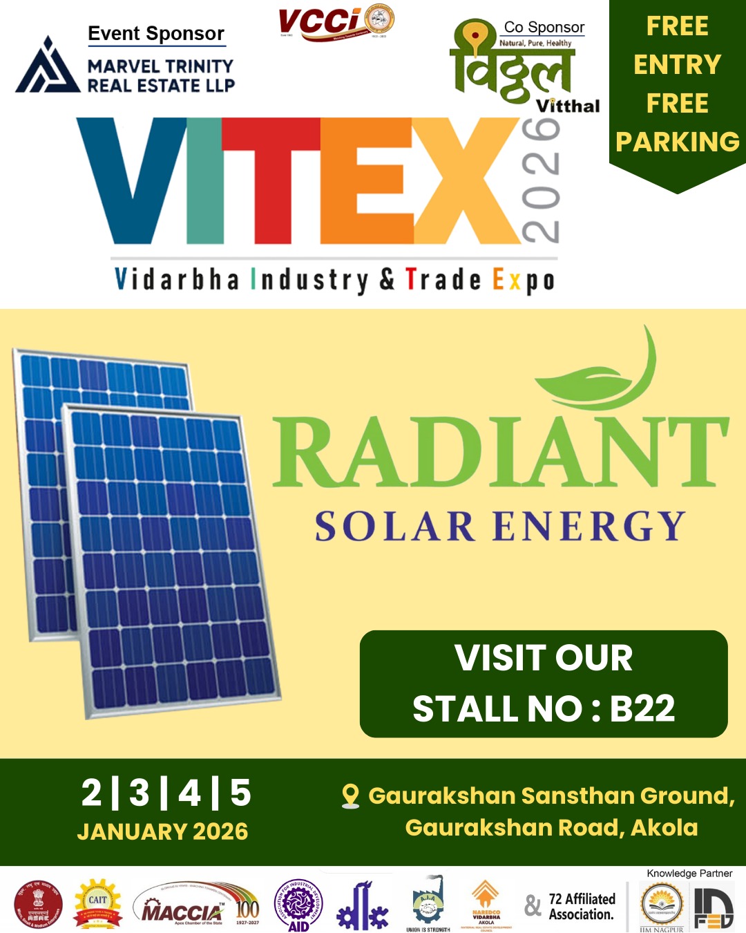 RADIANT SOLAR ENERGY - VITEX 2026