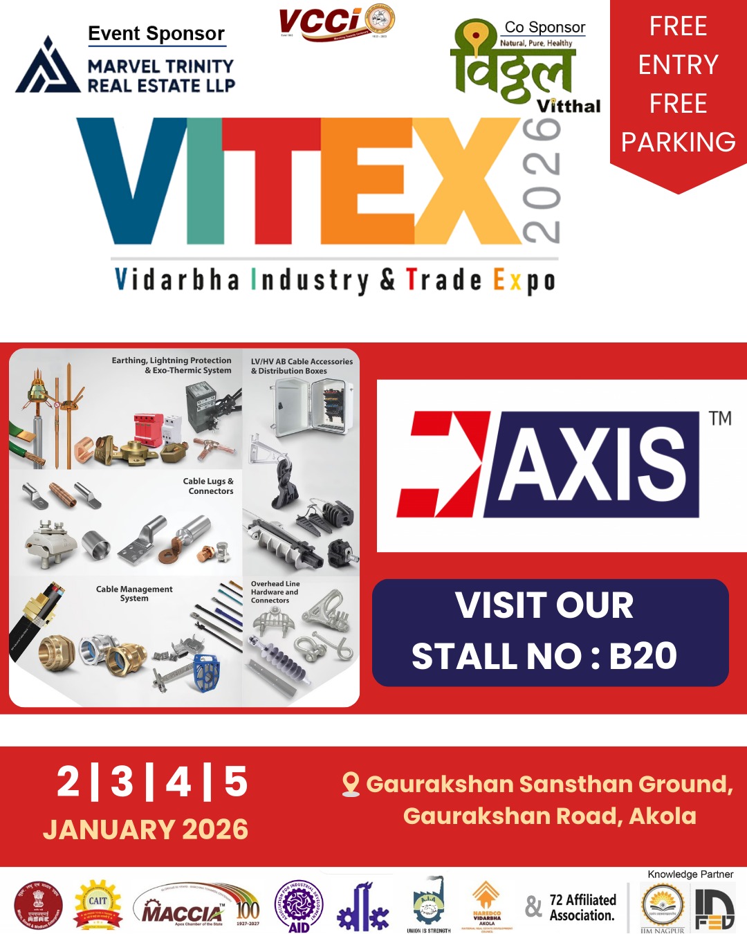 AXIS ELECTRICAL COMPONENTS - VITEX 2026