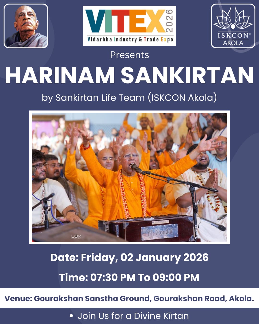 HARINAM SANKIRTAN - VITEX 2026